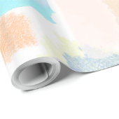 Aquarellstil Geschenkpapier (Rolleneckpunkt)
