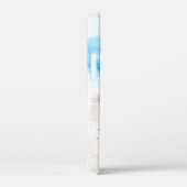 Aquarellstrand Muscheln Personalisierter Name Case-Mate iPhone Hülle (Rückseite / Rechts)