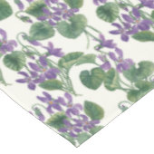 Aquarellsträuße aus Veilchen Tischdecke (Schrägansicht)