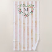 Aquarellstreifen Strandtuch (Vorderseite)