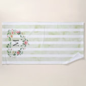 Aquarellstreifen Strandtuch (Vorderseite)