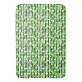 Aquarellstriche 091121 - Grassy Green Toned Badematte (Vorderseite Vertikal)