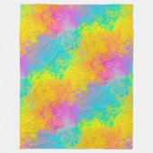 Aquarellstriche - Nahtloses Muster 11 Fleecedecke (Vorderseite)