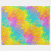 Aquarellstriche - Nahtloses Muster 11 Fleecedecke (Vorderseite (Horizontal))