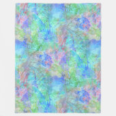 Aquarellstriche - Nahtloses Muster 4 Fleecedecke (Vorderseite)