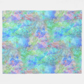 Aquarellstriche - Nahtloses Muster 4 Fleecedecke (Vorderseite (Horizontal))
