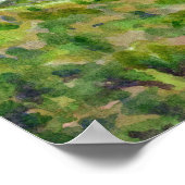Aquarellstudie Blue Ridge 2 Poster (Ecke)