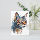 Aquarelltabellen Postkarte (Stehend Vorderseite)