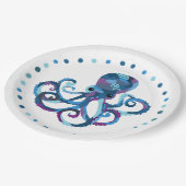 Aquarelltafel mit Rand Pappteller (Schrägansicht)