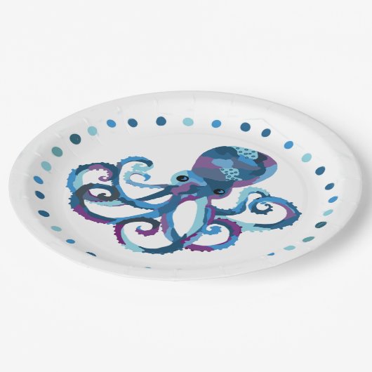 Aquarelltafel mit Rand Pappteller (Schrägansicht)