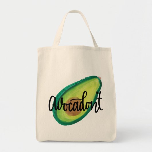 Aquarelltasche, Avocadon nicht Tragetasche (Vorne)