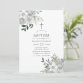 Aquarelltaufe Einladung (Stehend Vorderseite)