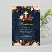 Aquarelltaufe Folieneinladung (Stehend vorne)