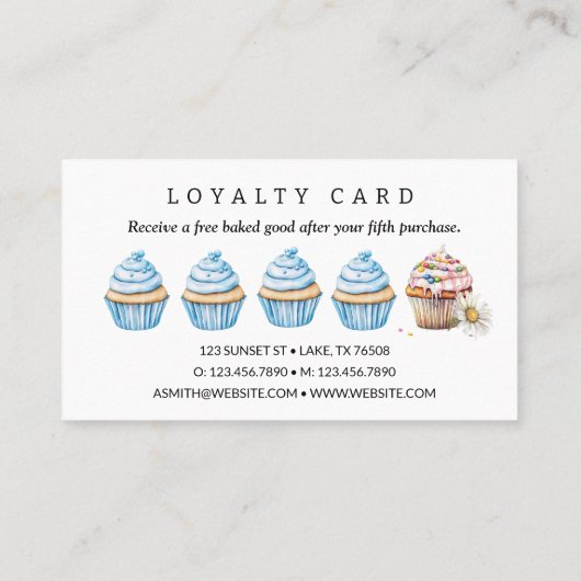 Aquarellteller Mixer Milchflachtafel Treuekarte (Rückseite)