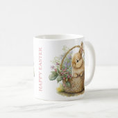 Aquarellter Bunny Coffee Tasse (VorderseiteRechts)
