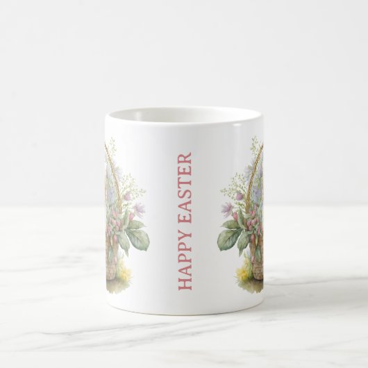 Aquarellter Bunny Coffee Tasse (Mittel)