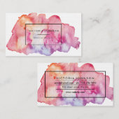 AquarellTextblock Visitenkarte (Vorne/Hinten)