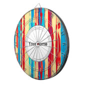 Aquarelltextur Dartscheibe (Vorderseite rechts)