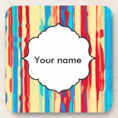 Aquarelltextur Getränkeuntersetzer (Vorderseite)