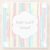 Aquarelltextur Glasuntersetzer (Rückseite)