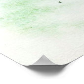 Aquarelltextur im Hintergrund Poster (Ecke)