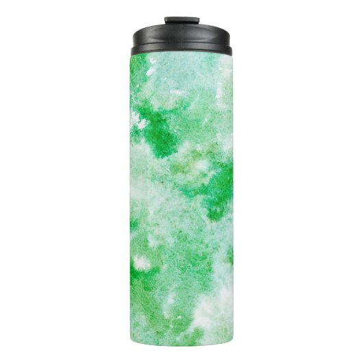 Aquarelltextur im Hintergrund Thermosbecher (Vorderseite)