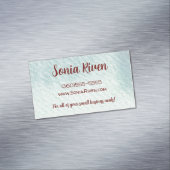 Aquarelltextur individuell anpassbar magnetische visitenkarte (Beispiel)