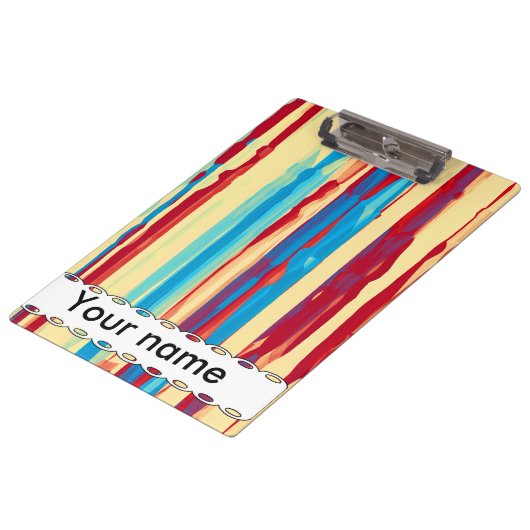 Aquarelltextur Klemmbrett (Schrägansicht)