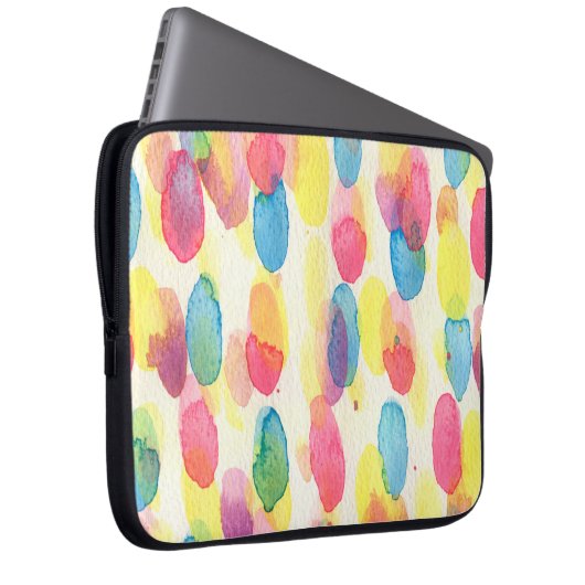 Aquarelltextur Laptopschutzhülle (Vorne Rechts)