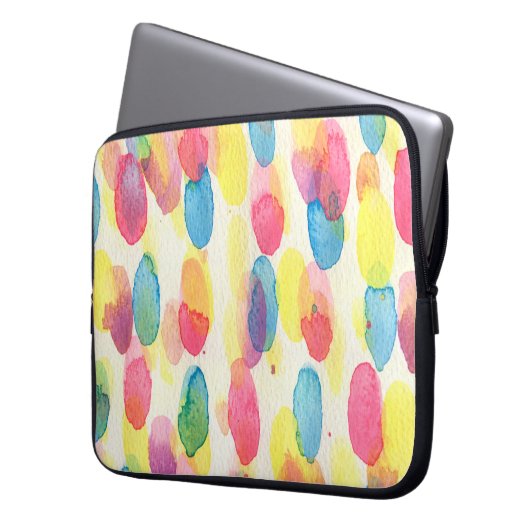 Aquarelltextur Laptopschutzhülle (Vorderseite Links)