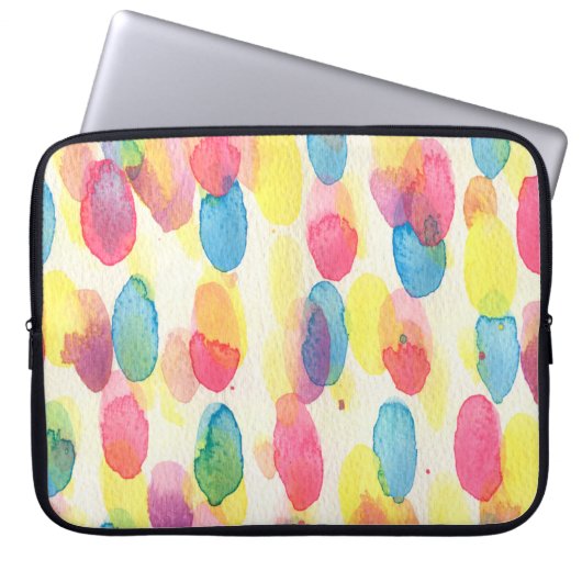 Aquarelltextur Laptopschutzhülle (Vorderseite)