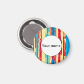 Aquarelltextur Magnet (Vorderseite/Rückseite)