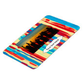 Aquarelltextur Magnet (Linke Seite)