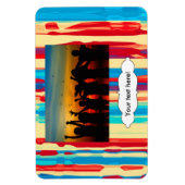 Aquarelltextur Magnet (Vertikal)