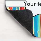 Aquarelltextur Mousepad (Ecke)