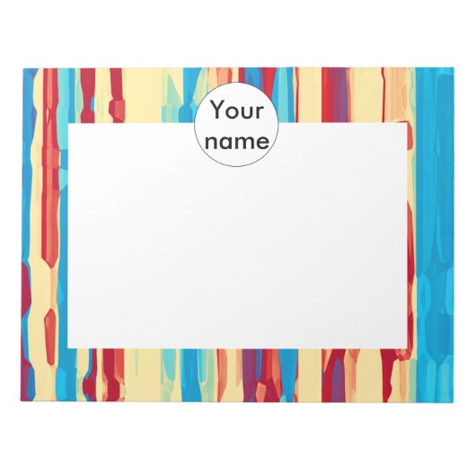 Aquarelltextur Notizblock (Vorderseite)