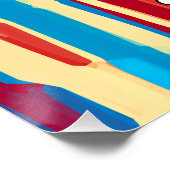 Aquarelltextur Poster (Ecke)