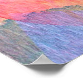 Aquarelltextur Poster (Ecke)