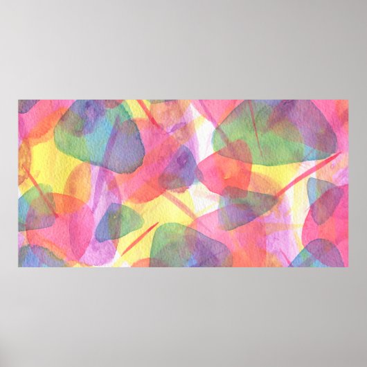 Aquarelltextur Poster (Vorne)