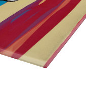 Aquarelltextur Schneidebrett (Ecke)