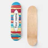 Aquarelltextur Skateboard (Vorderseite)