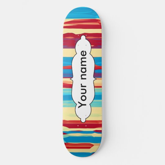 Aquarelltextur Skateboard (Vorderseite)