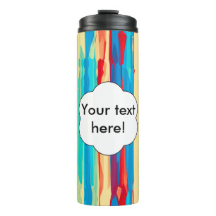 Aquarelltextur Thermosbecher