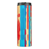 Aquarelltextur Thermosbecher (Rückseite)