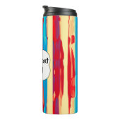 Aquarelltextur Thermosbecher (Nach rechts gedreht)