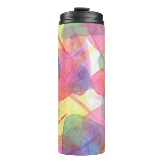 Aquarelltextur Thermosbecher (Vorderseite)