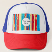 Aquarelltextur Truckerkappe (Vorderseite)