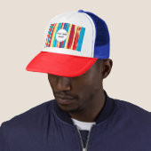 Aquarelltextur Truckerkappe (Beispiel)