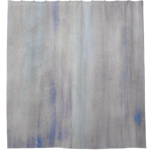 Aquarelltexturen in Grau und Blau Duschvorhang (Vorderseite)