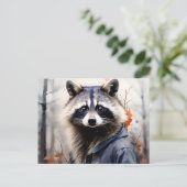 Aquarelltier Postkarte (Stehend Vorderseite)